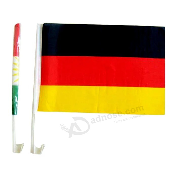주문 로고 폴리 에스테 작은 기치 국가 국가 독일 차 창 깃발