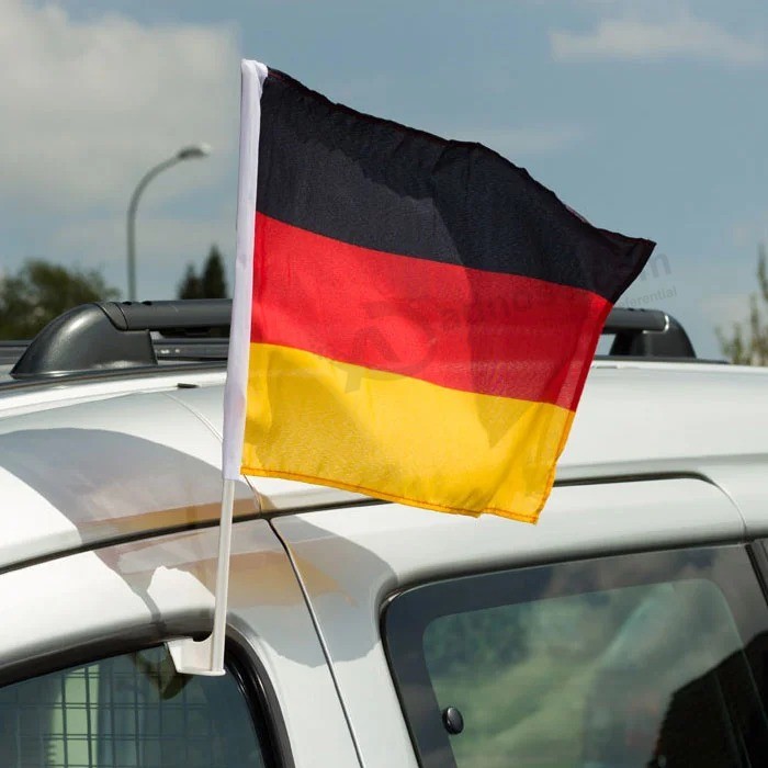 주문 로고 폴리 에스테 작은 기치 국가 국가 독일 차 창 깃발