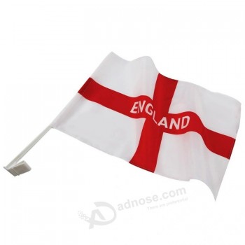 Custom Design Logo Polyester Sports Team England Car Flag