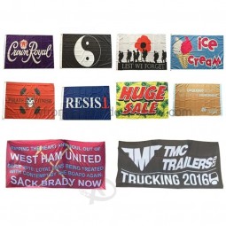 Außenwerbung Polyester Digitaldruck 3X5 Auto / Hand / Graden / Custom Flag