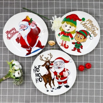 2020 Christmas Gift Moon Shape Plate for Children