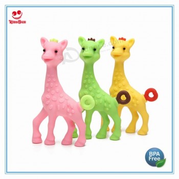 Animal Carton Baby Teething Toy Newborns christmas Promotion Gift