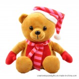 christmas bear gifts for friends with christmas Hat