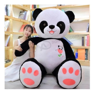 60cm/80/100cm Mignon Big Panda Poupée Peluche Jouet Animaux Oreiller Enfants Anniversaire Cadeaux de Noël