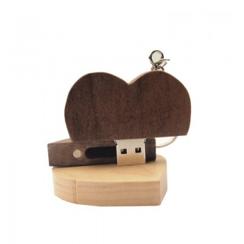 2020 Vente Chaude Coeur + Boîte Cadeau En Métal Clé USB 2.0 64GB 32GB 16GB 4GB U Disk Photography Cadeaux de mariage Cadeau de Noël