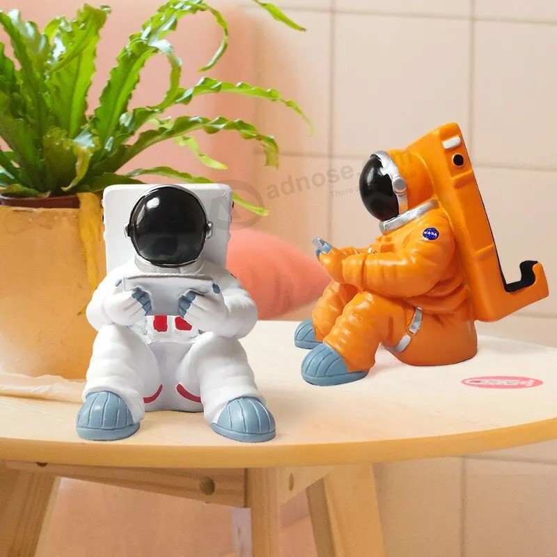 Aangepaste creatieve Astronaut mobiele telefoonhouder Stand beste cadeau voor Kerstmis