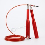 cuerda de salto de velocidad de aluminio de alambre de acero inoxidable ajustable