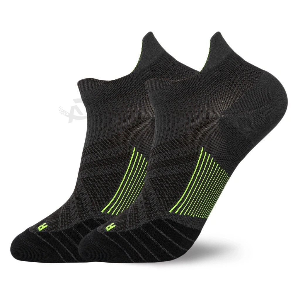 Пользовательский логотип Мужские антибактериальные компрессионные модные носки для бега Спортивные носки