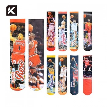 сублимационные печатные спортивные баскетбольные старт крутые мужские носки
