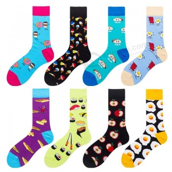Coton respectueux de l’environnement de haute qualité Mode hommes chaussettes personnalisées