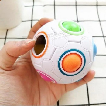 Coloré Tôt Éducatif Jouet Mains Entraînement Cérébral Clip Magie Anniversaire Cadeau Rainbow Ball Toy