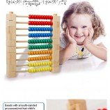 Développement intelligent Maths bricolage Labyrinthe de perles en bois Jouet éducatif préscolaire (GY-0004)