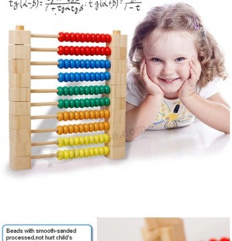 desenvolvimento inteligente matemática DIY madeira bead labirinto brinquedo educacional pré-escolar (GY-0004)