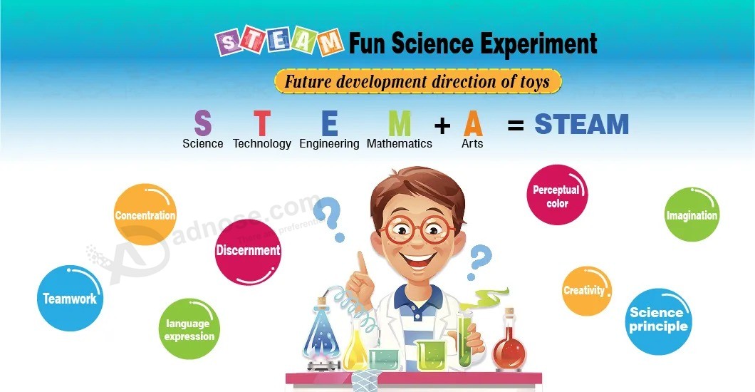 China vervaardigt Outdoor Rocket Steam Educational Children Science Kit Toy