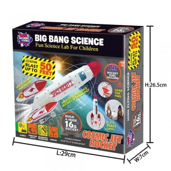 china fabricage outdoor raket stoom educatieve kinderen wetenschap kit speelgoed