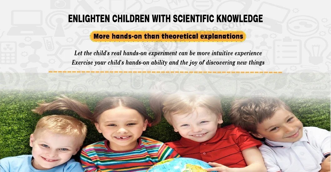 Los niños fingen el kit de ciencia de entrenamiento de detective de juguete