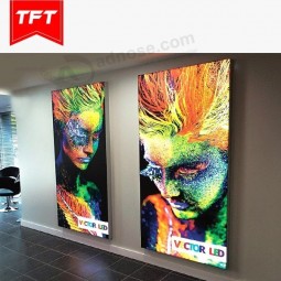 draagbare achtergrondverlichting stof reclame frameloze LED lightbox