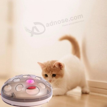 2020 New design funny electronic interactive cat pet toy with magnetic levitation feather automatic jumping interactive chasing