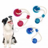 горячие продажи Pet Toy TPR синий розовый зеленый Pet присоска игрушка для продажи