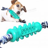 High Quality TPR Teeth Cleaning Serrated Molar Rod Dog Toothbrush Playing Chew Funny Dog Pet Toy