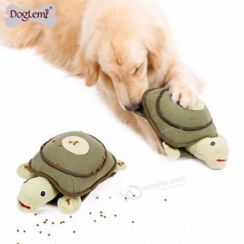 Tortue conception Renifler peluche animal de compagnie iq jouet intelligent chien intelligent puzzle jouets guangzhou ,jouets pour animaux de compagnie respectueux de l’environneme