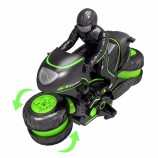 亚马逊热卖2.4G摩托车jouet RC特技汽车玩具360度旋转跑步玩具车男孩