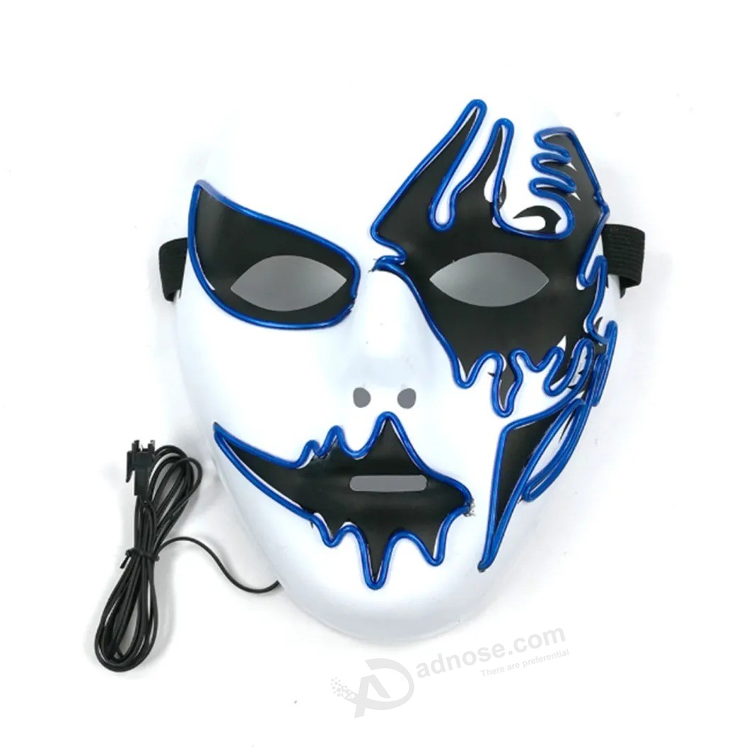Máscara LED de Halloween Máscara assustadora