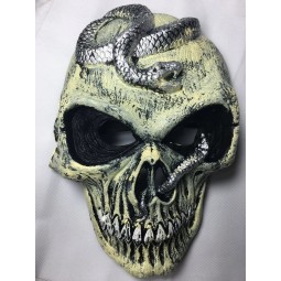 China Großhandel realistischen beängstigenden Schaum PU Gesicht Schädel Halloween-Maske