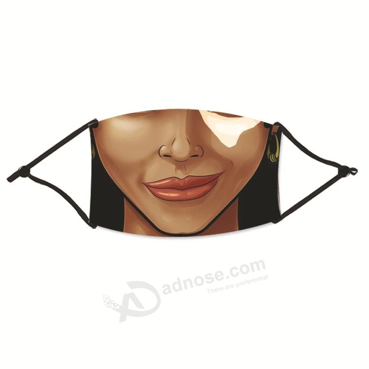 Máscara para cuidados com a pele 2020 Máscara superior Unissex ajustável à prova de vento reutilizável com estampa de Halloween Máscara facial Mascarilla