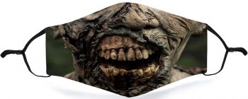 Vente en gros Halloween Horreur Masque Hurlant Cosplay Vampire Print Masque