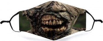 máscara de terror de halloween por atacado gritando cosplay máscara de estampa de vampiro