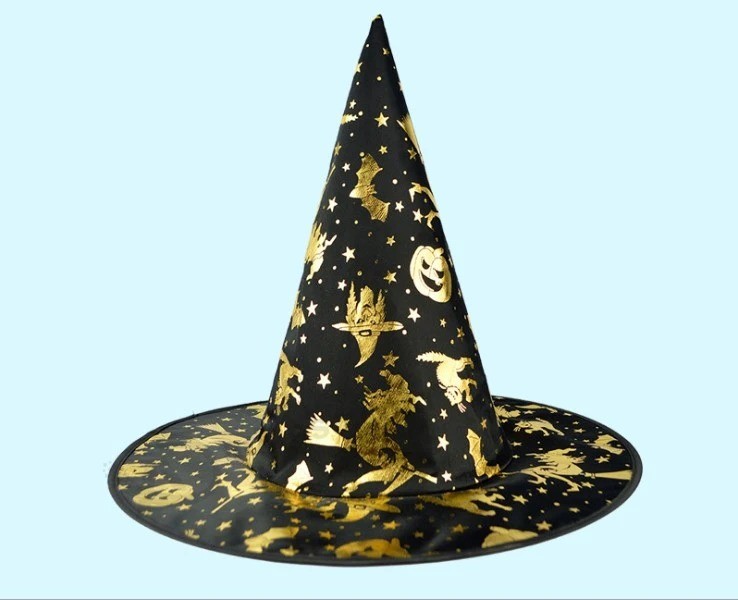 Cappello da strega di Halloween, cappello da strega decorativo, giocattolo per le vacanze, regalo di Halloween, festa