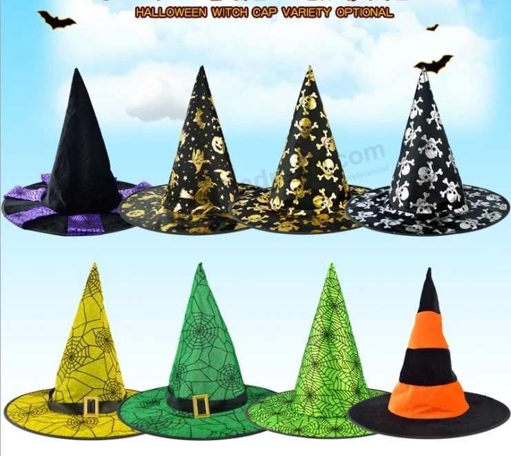 Шляпа ведьмы на Хэллоуин, украшение Шляпа ведьмы, праздничная игрушка, подарок на Хэллоуин, Вечеринка