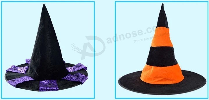 Chapéu de bruxa de Halloween, decoração de chapéu de bruxa, brinquedo de feriado, festa de presente de Halloween