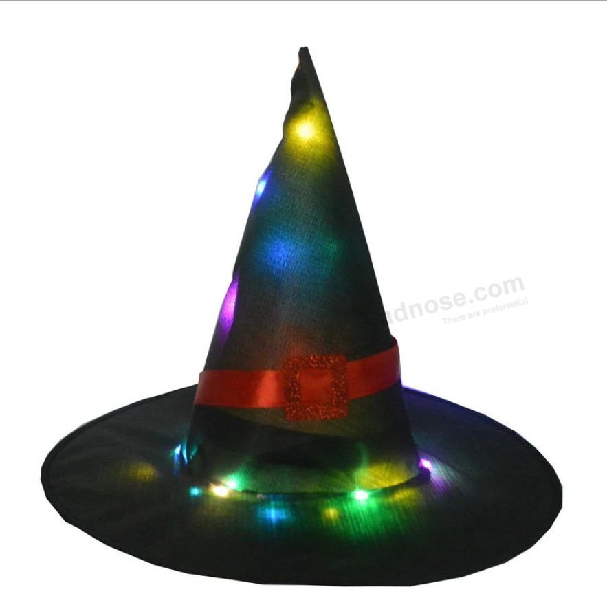 发光女巫帽，万圣节女巫帽，装饰女巫帽，节日玩具，万圣节礼物