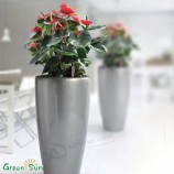 Pots de fleurs colorés en fibre de verre bon marché