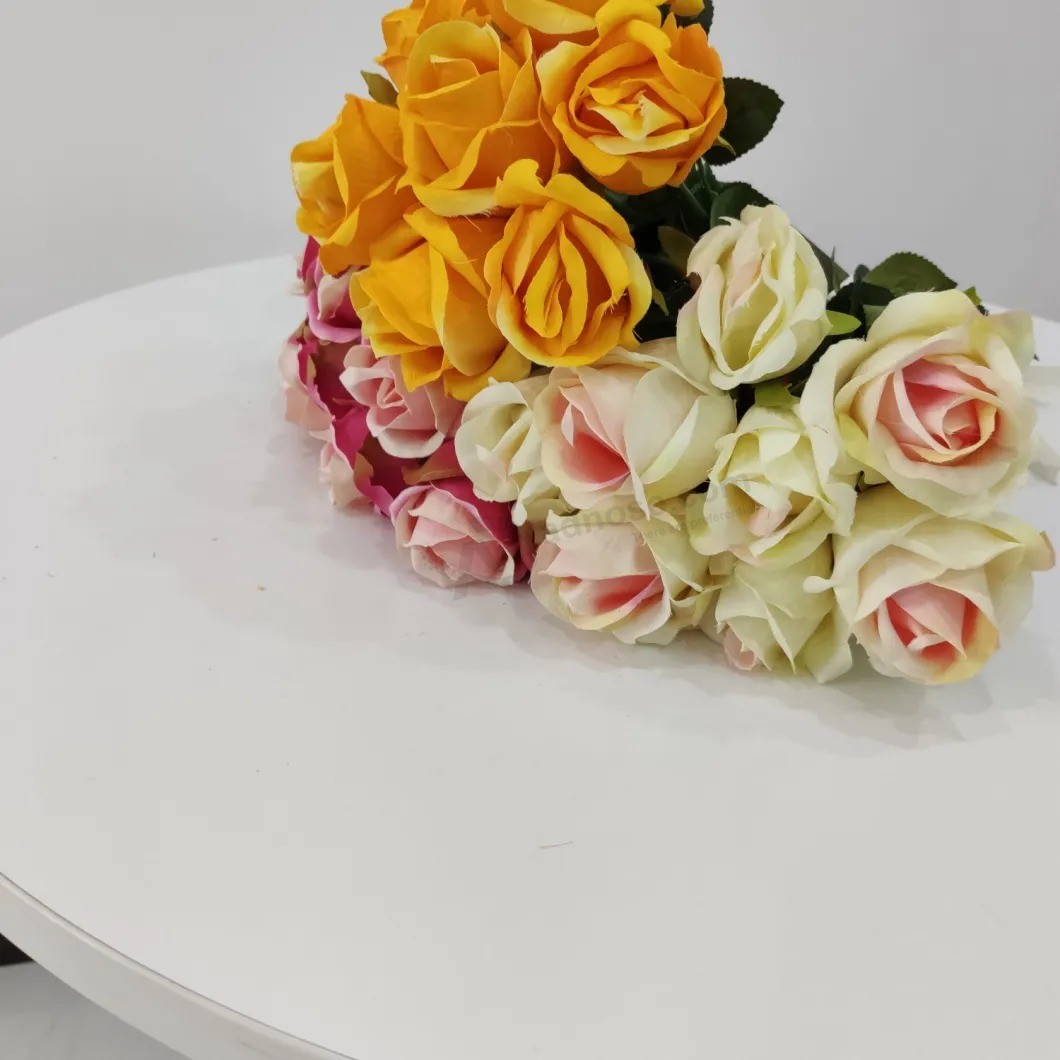 天鹅玫瑰人造花，精美的设计，便宜又好