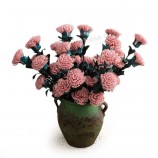 Fleur de soie rose imitation fleur artificielle