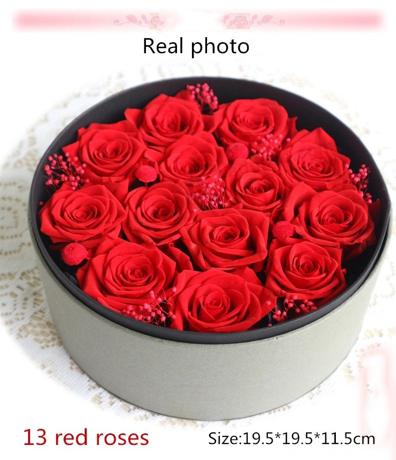 Dekorative Blumen Kränze Typ Langzeit konservierte Rosen Konservierte Blume