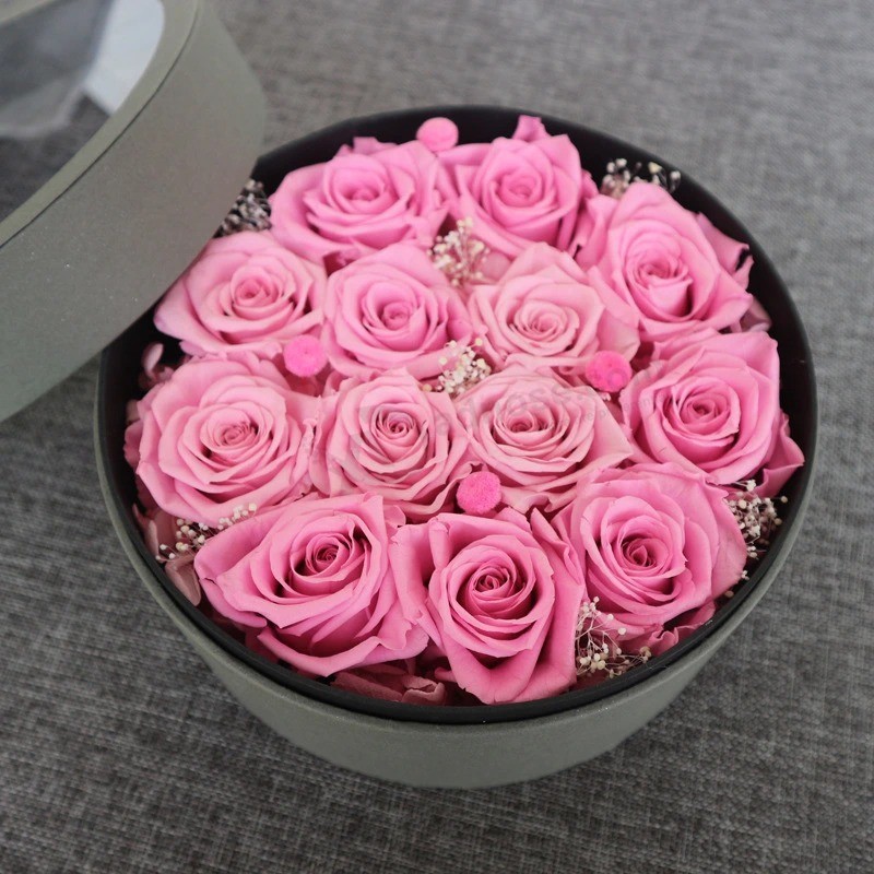 Flores decorativas Tipo de grinaldas Rosas em conserva Flor em conserva
