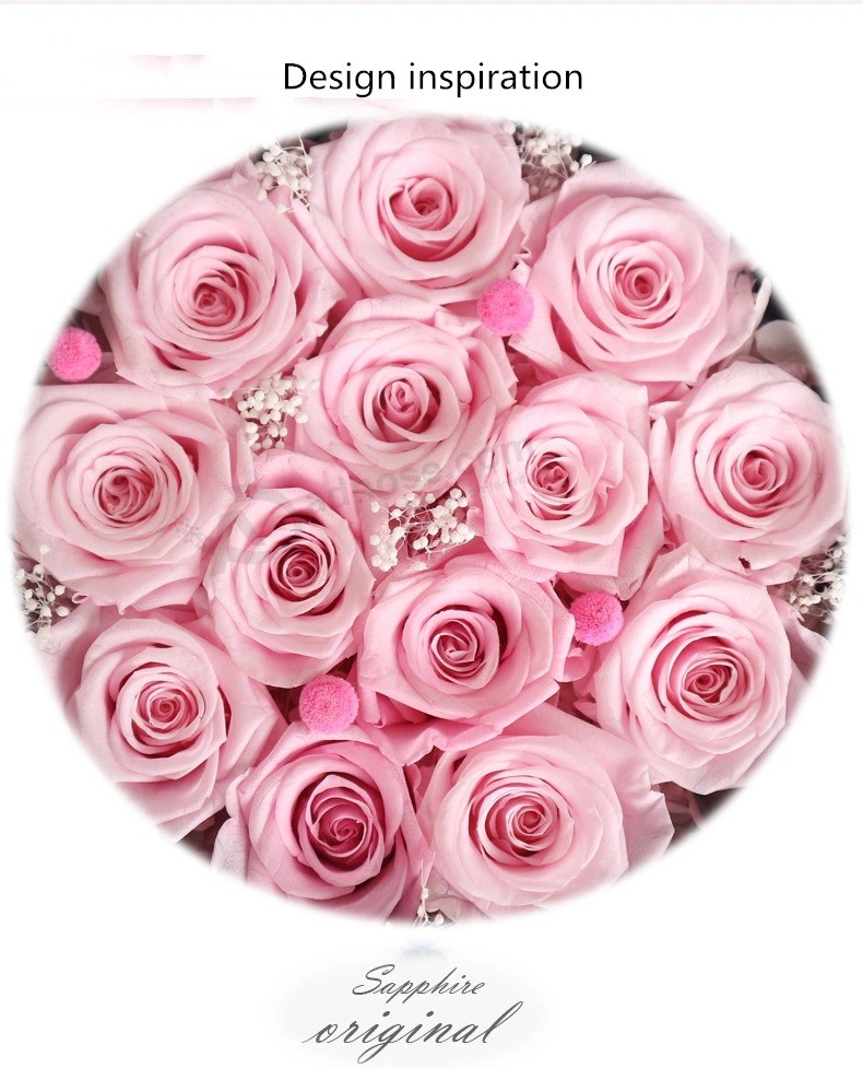 Dekorative Blumen Kränze Typ Langzeit konservierte Rosen Konservierte Blume