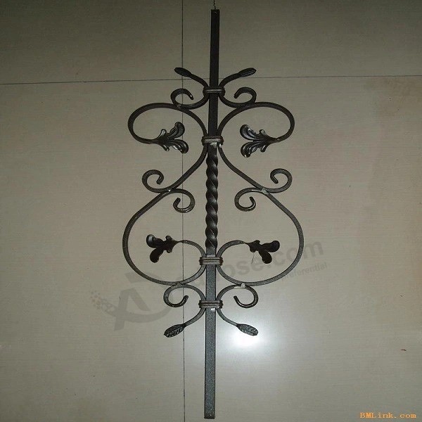Decorative ornamental Forged wrought Iron leaves and Flowers