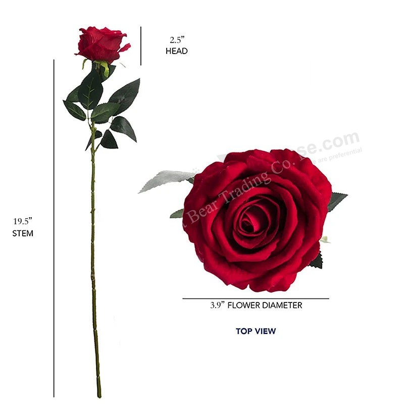Real touch Latex artificial Flowers plastic Rose decorative Artificial flowers Silk rose Flower for home Party and wedding Decoration