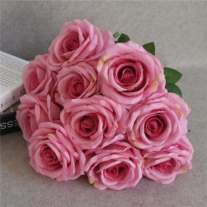 Wedding decoration Artificial flowers Silk rose Flowers