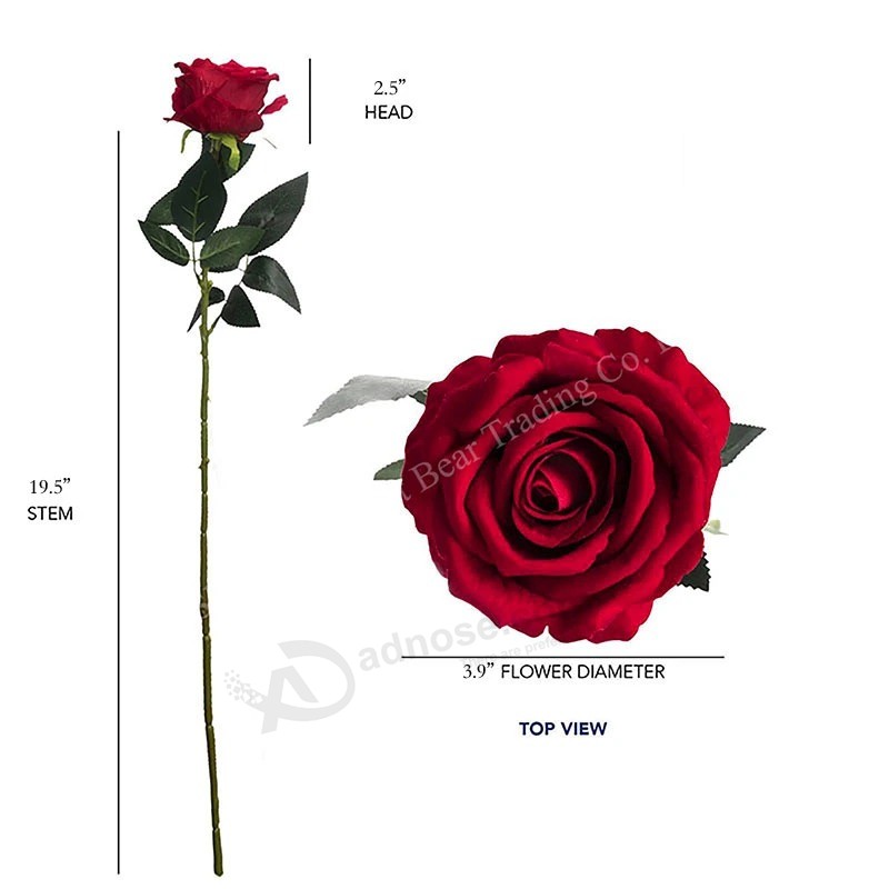 Real touch Latex artificial Flower plastic Rose decorative Artificial flowers Silk rose Flower for home Party and wedding Decoration