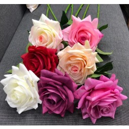 Real Touch Latex Artificial Flowers Silk Rose Decorative Artificial Flowers