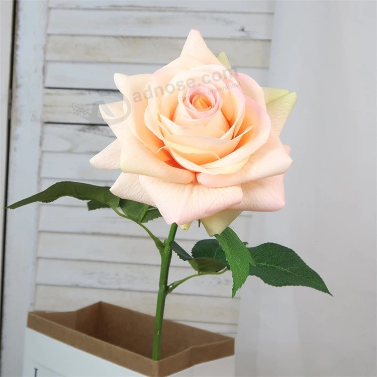 Real touch Latex artificial Flowers silk Rose decorative Artificial Flowers