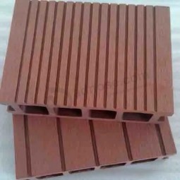 Platelage composite bois-plastique Revêtement de sol / planche WPC pour jardin extérieur