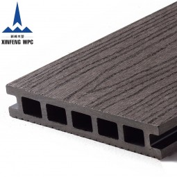 Planche de dcking composite en bois de plastique de panneau WPC la plus vendue