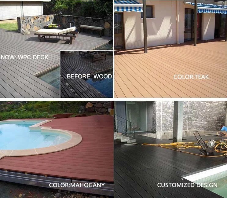 Wood composite Decking hollow Board durable Using for outdoor with long Span Life